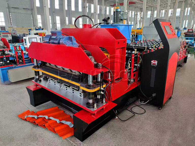 step tile roll forming machine