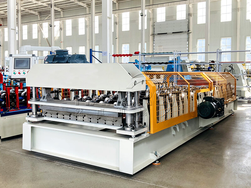 single layer metal ibr roofing sheet roll forming machine