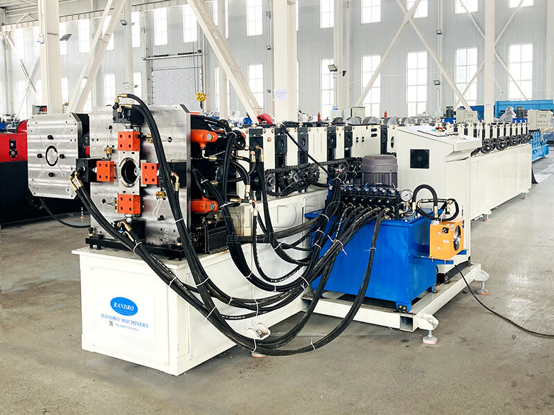 metal round square downspout elbow roll forming machine