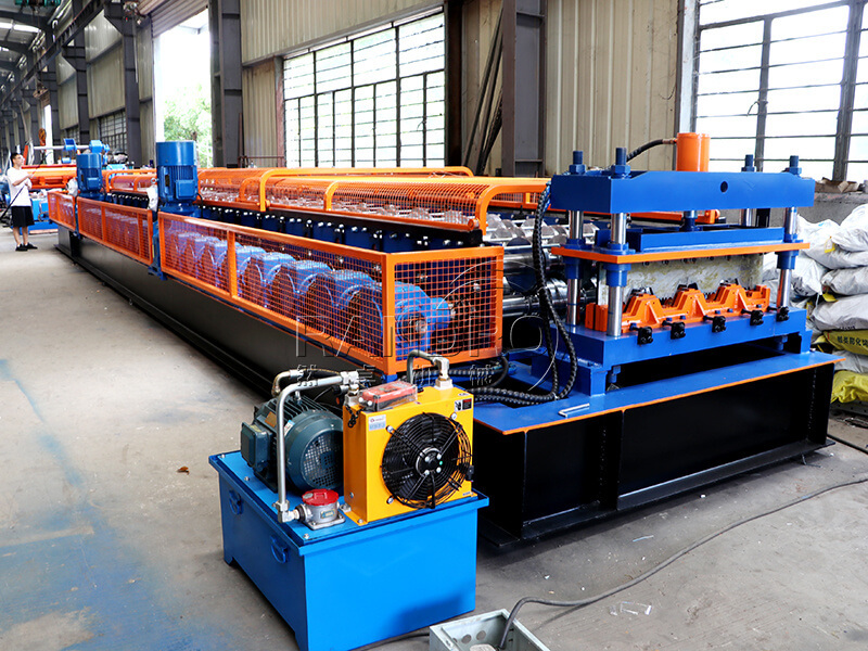 metal floor deck roll forming machine