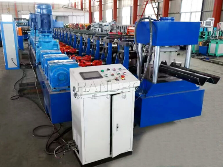 highway guardrail making machine