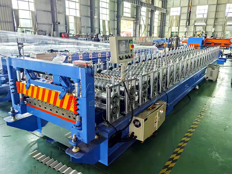 metal steel iron corrugated roof sheet making machine